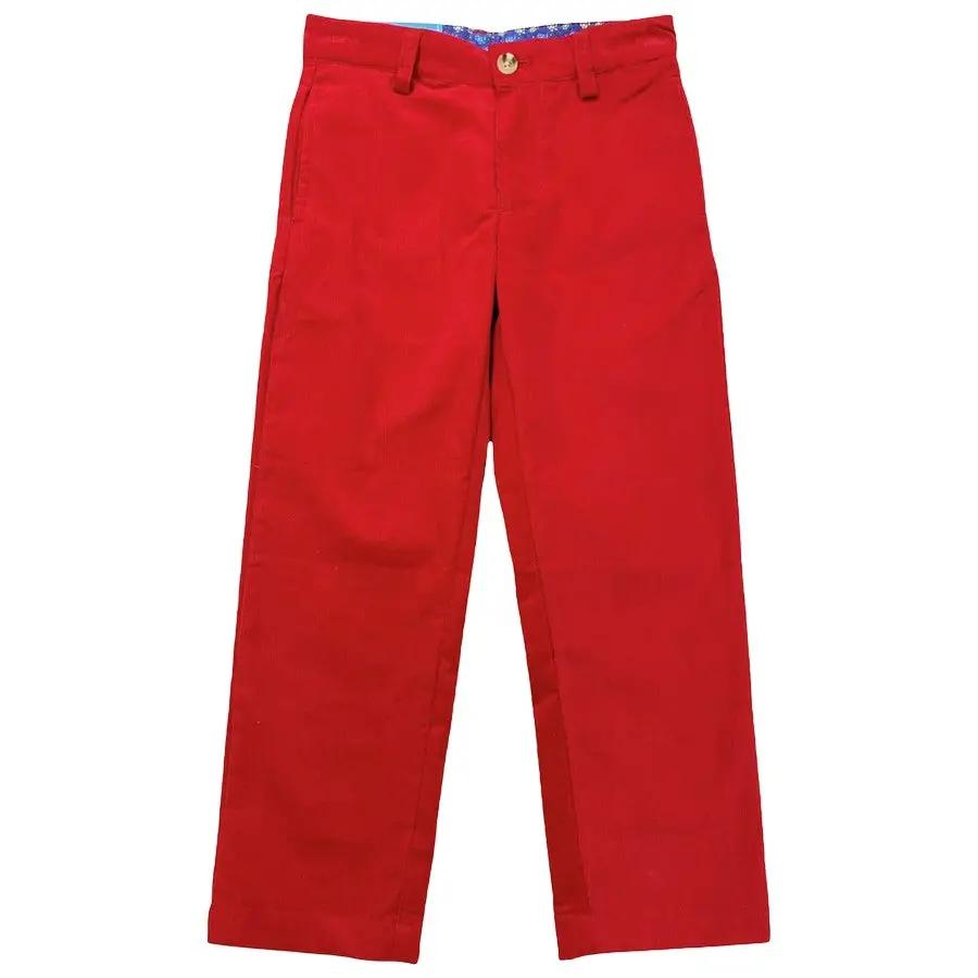 J. Bailey Boys Champ Pants - Red Corduroy by Bailey Boys