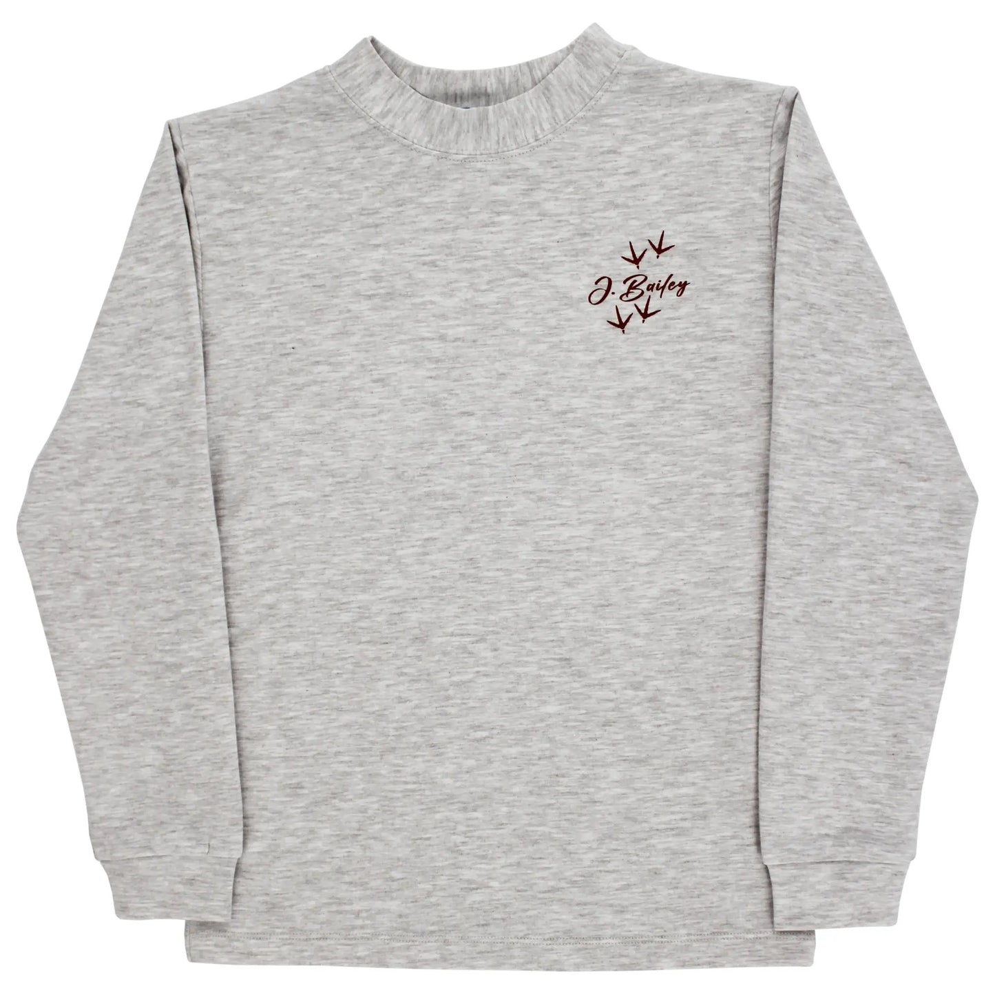 J. Bailey Boys Long Sleeved Logo Tee Shirt - Turkey on Oatmeal