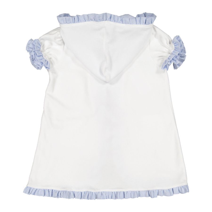 Sal & Pimenta Girls Swim Cover Up - Blue Seersucker