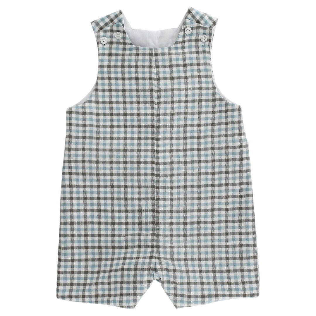 Bailey Boys Jon Jon Shortall with Tabs - Pigeon Plaid