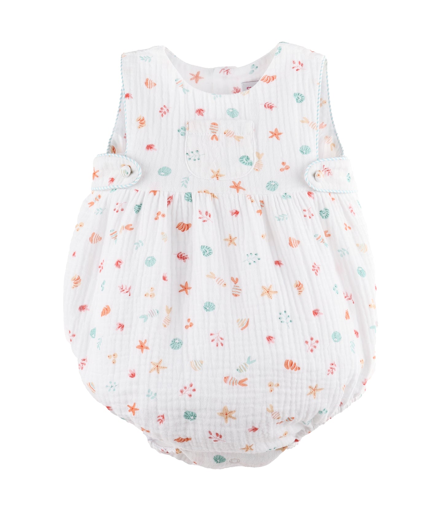 Sophie & Lucas Baby Boys Rosemary Beach Print Bubble by Sophie & Lucas