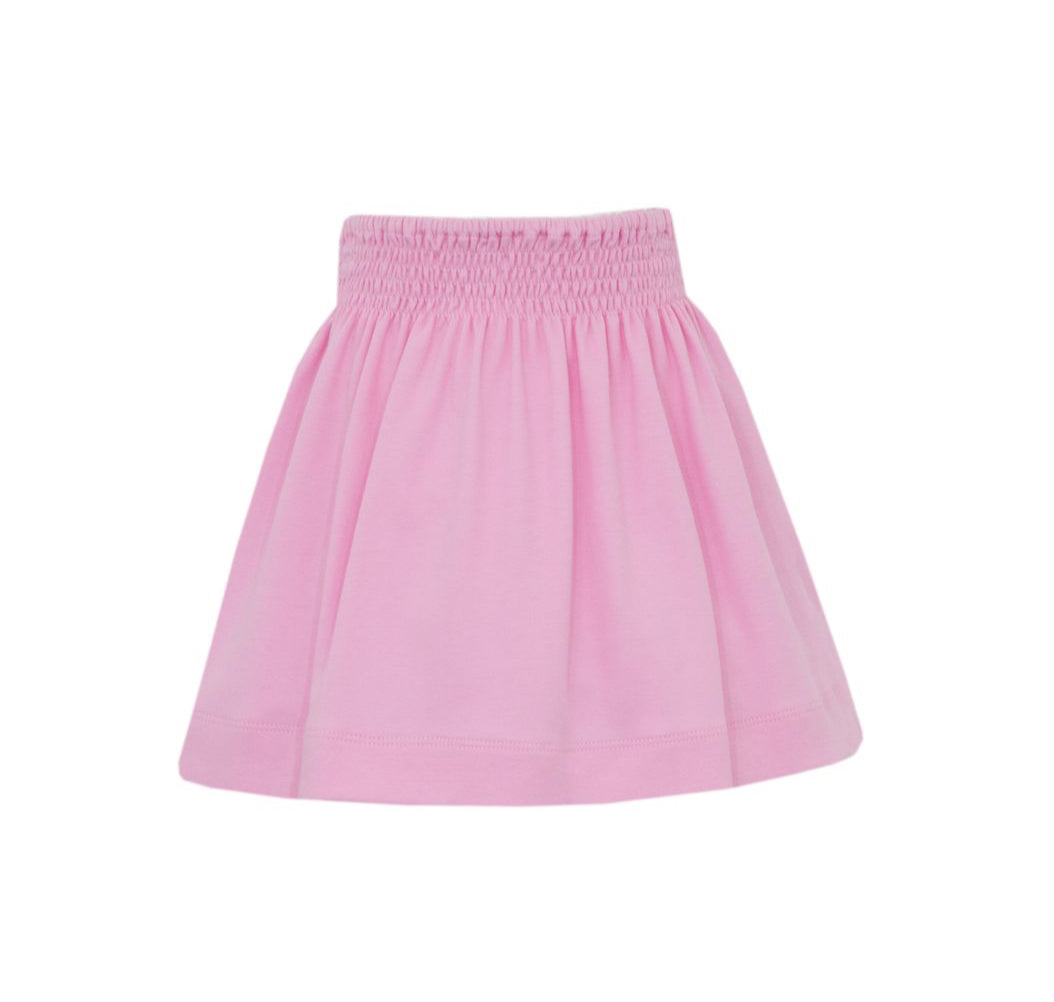 Claire & Charlie Girls Knit Smocked Skirt - Pink