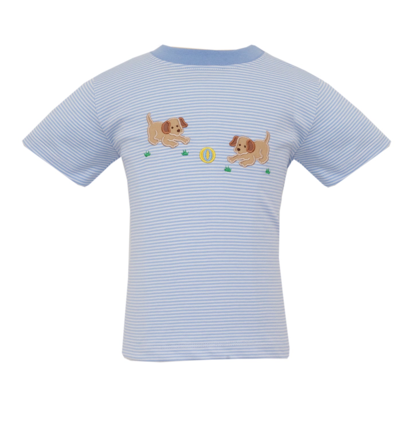 Claire and Charlie Garden Puppies Boys Light Blue Knit Shirt by Claire & Charlie
