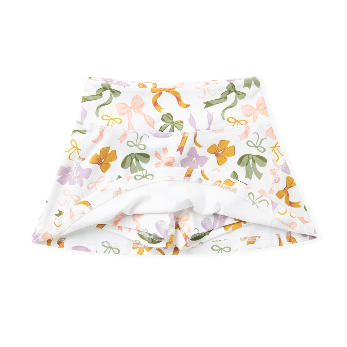 Swoon Baby Girls Active Tennis Skirt - Skort - Bows Print