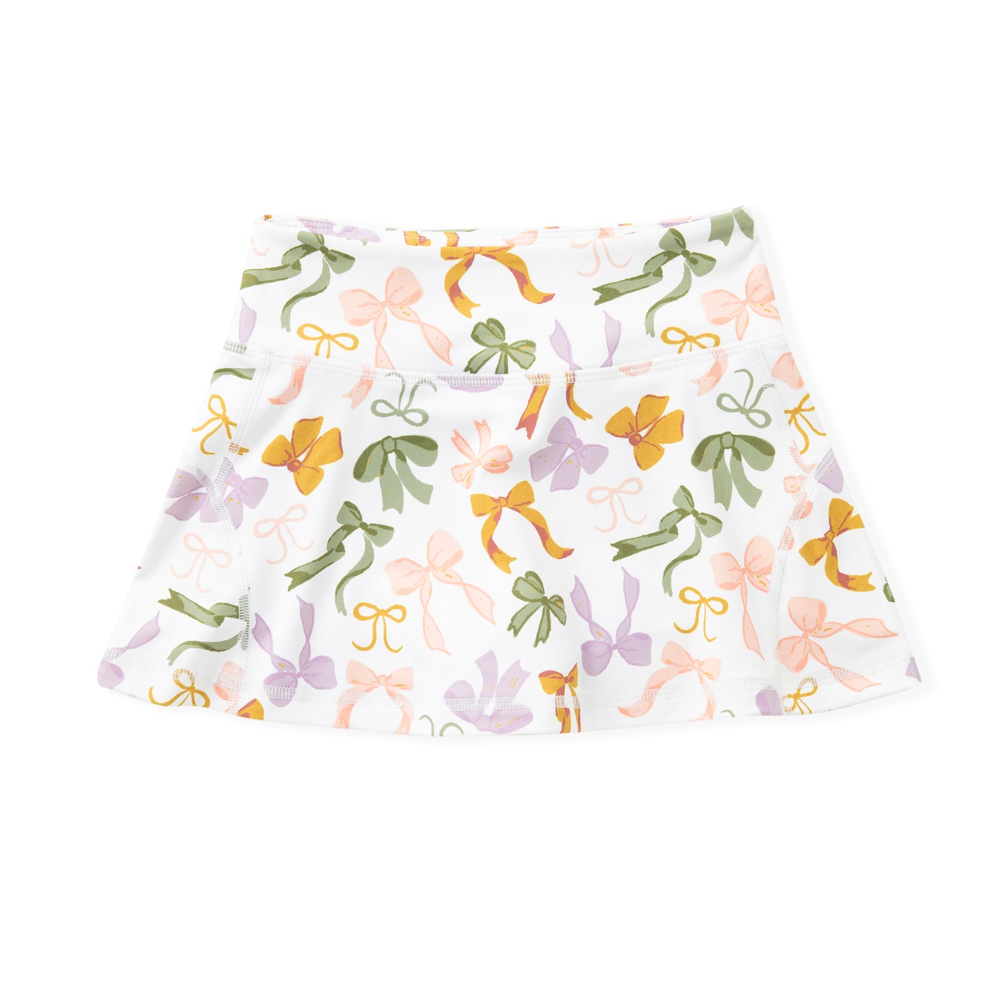 Swoon Baby Girls Active Tennis Skirt - Skort - Bows Print