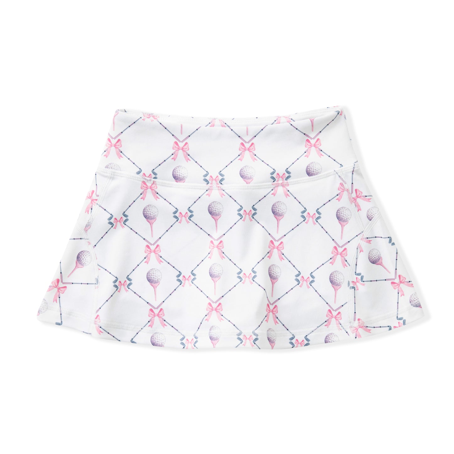 Swoon Baby Girls Active Tennis Skirt - Skort - Pink Golf Tees