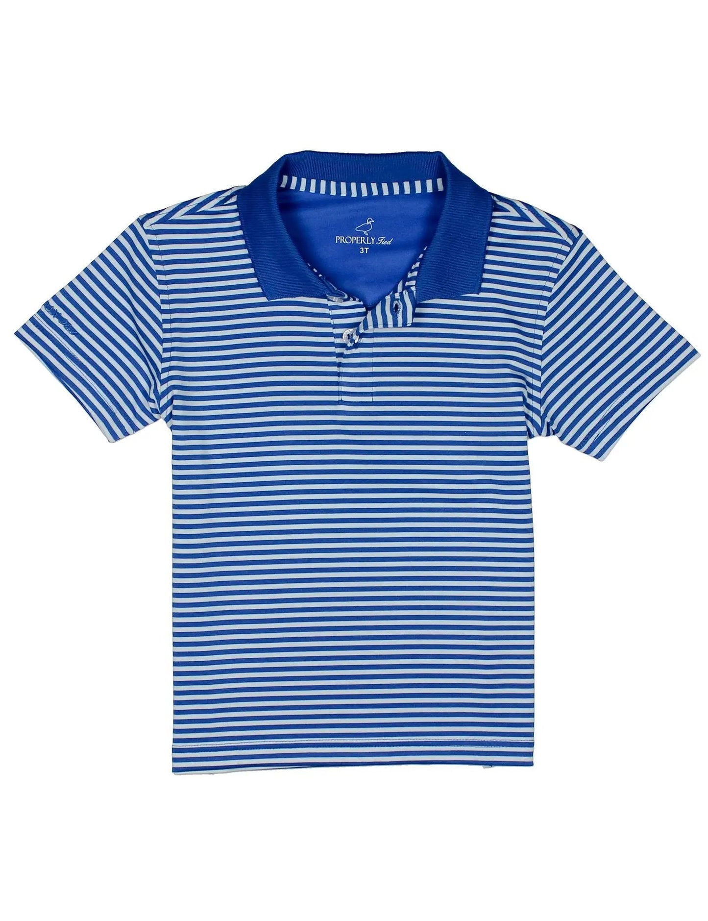 Properly Tied Boys Dallas Polo Shirt - Royal Blue