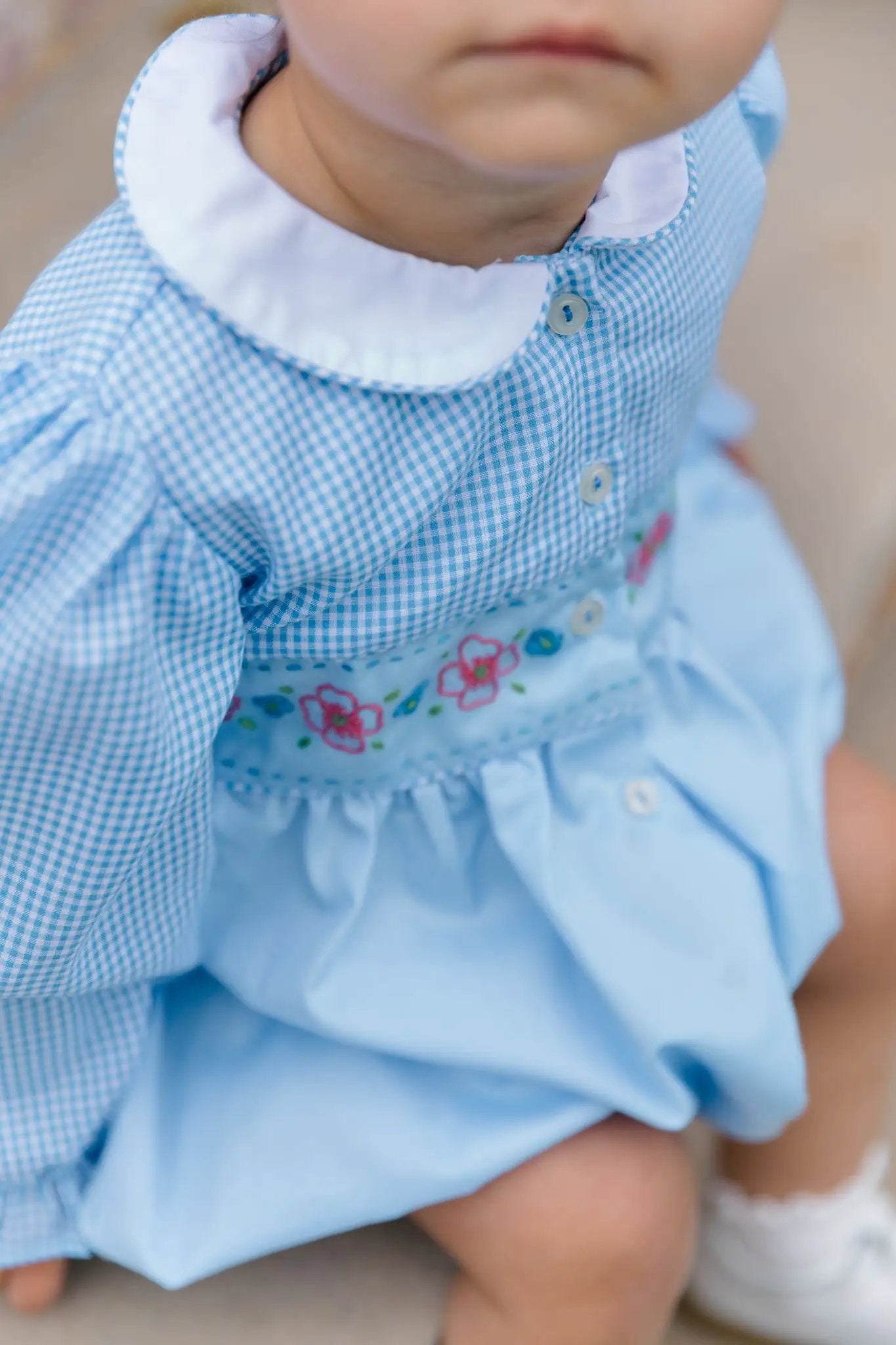 Proper Peony Girls Beckett Blue Flow Dress