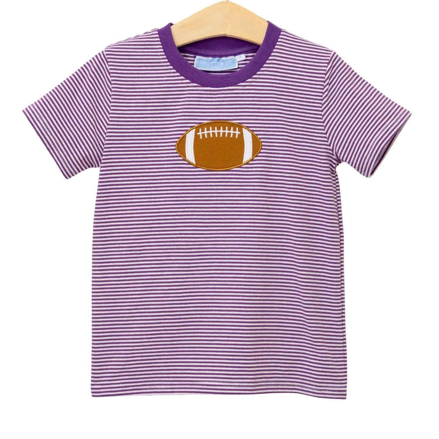 Trotter Street Kids Boys Football Shirt - Purple