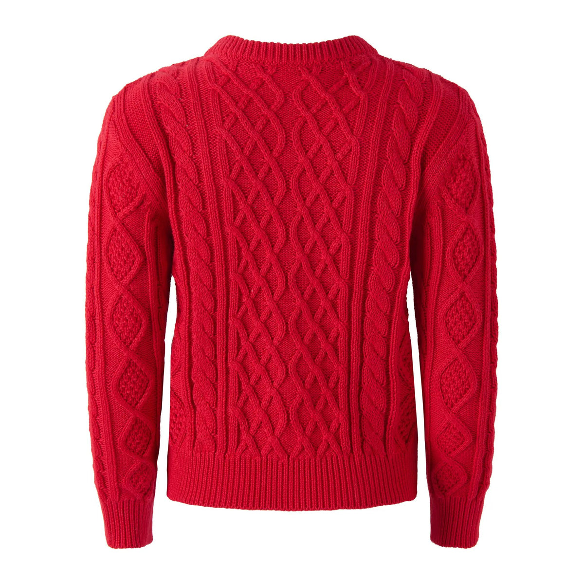 Rachel Riley London Girls Red Cable Knit Cardigan Sweater with Tartan Plaid Bows by Rachel Riley