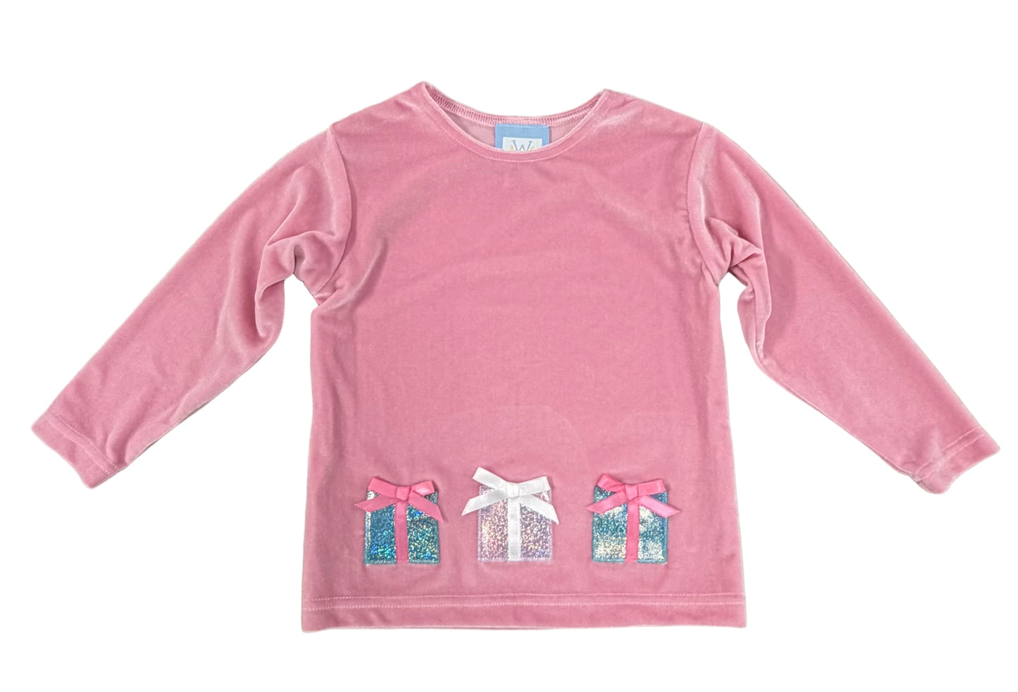 Funtasia Too Girls Pink Velveteen Top - Trio of Gifts Presents by Funtasia