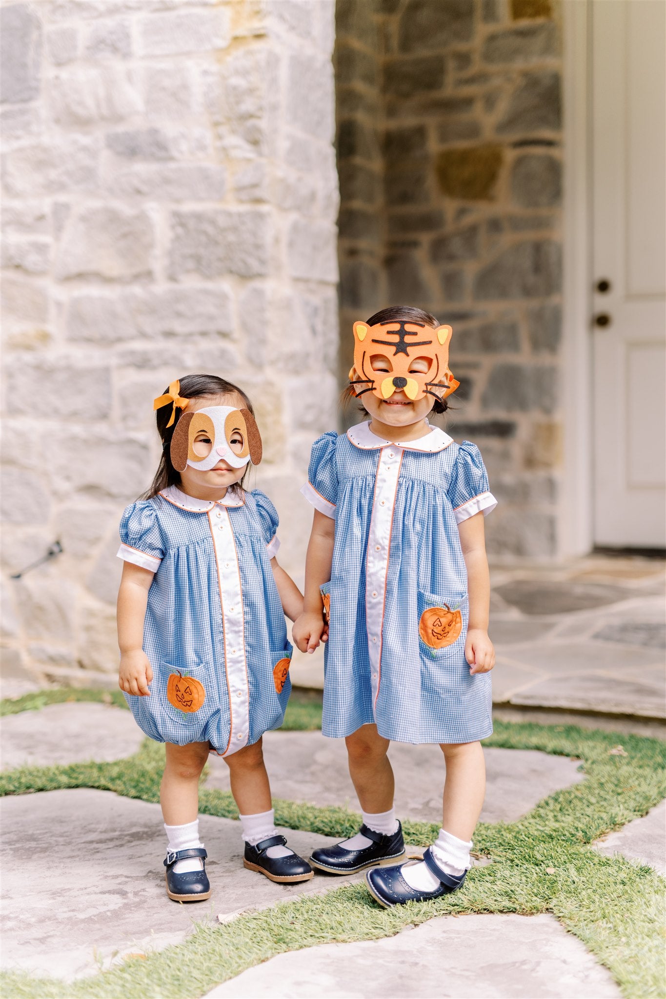 Proper Peony Jackie Blue Pumpkin Dress by Proper Peony