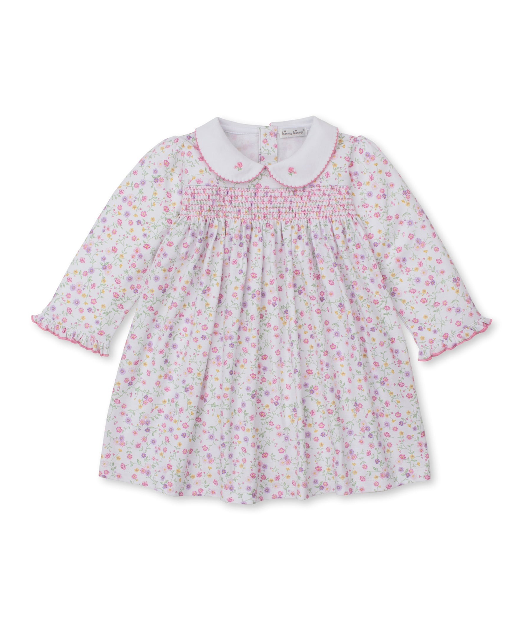 Kissy Kissy | Premium Pima Cotton | Autumn Gardens Smocked Toddler Dress | Size: 2T | Girl Kissy Kissy | Premium Pima Cotton | Autumn Gardens Smocked Toddler Dress | Size: 2T | Girl