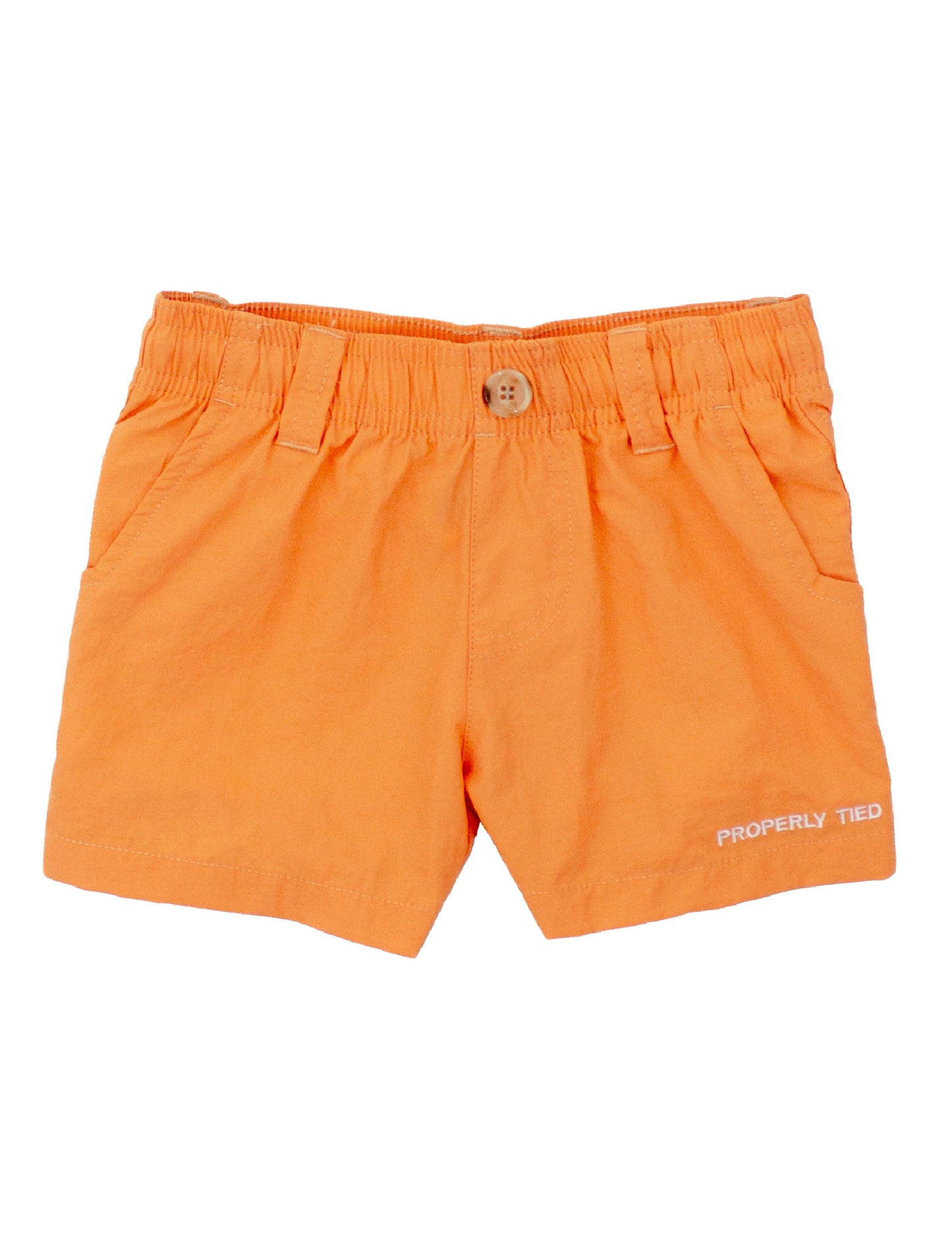 Properly Tied Boys Mallard Shorts - Apricot by Properly Tied
