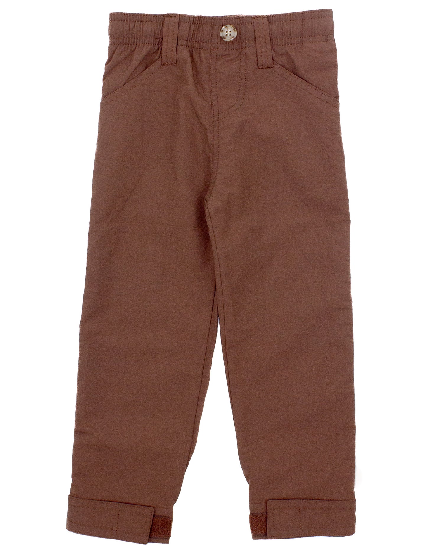 Properly Tied Boys Mallard Long Pants - Bark Brown