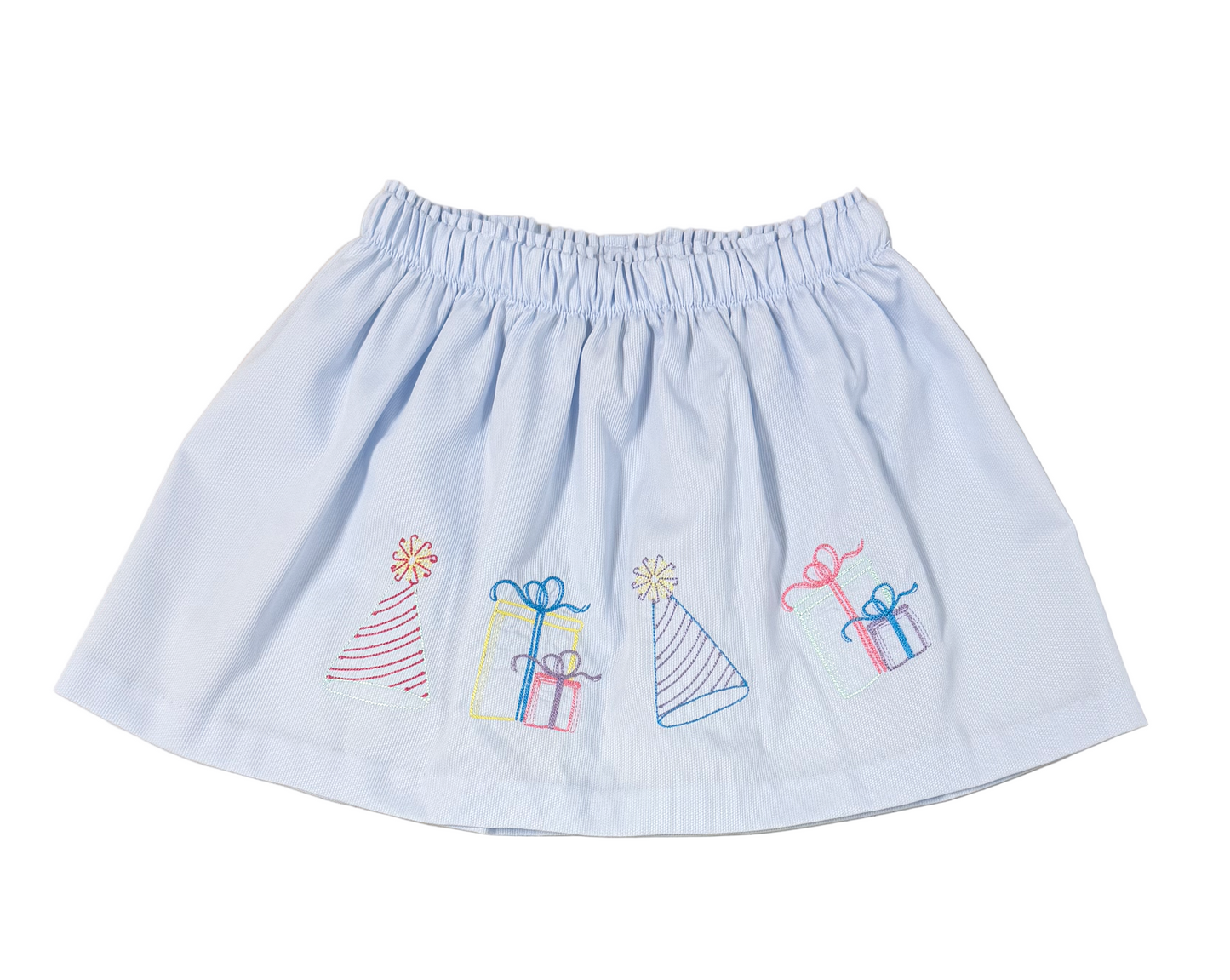 LuLu BeBe Girls Zoe Skirt - Birthday Party - Blue by LuLu BeBe