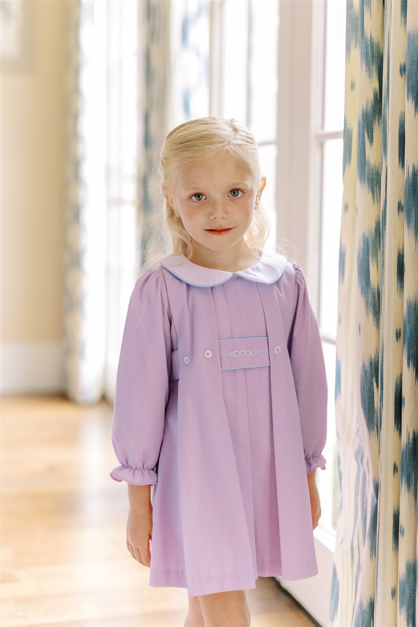 Proper Peony Girls Lavender Leanne Dress