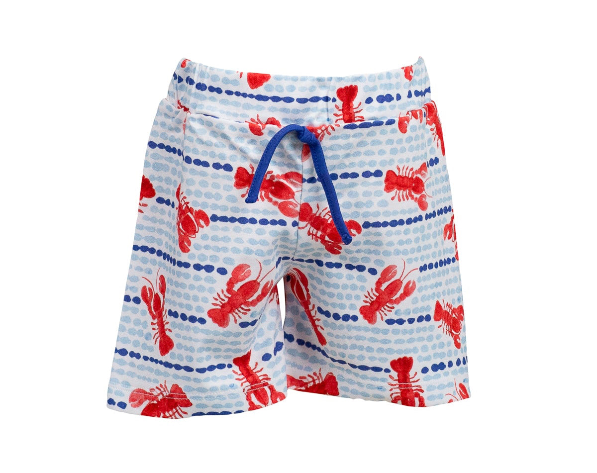 Proper Peony Boys Lobster Shorts by Proper Peony