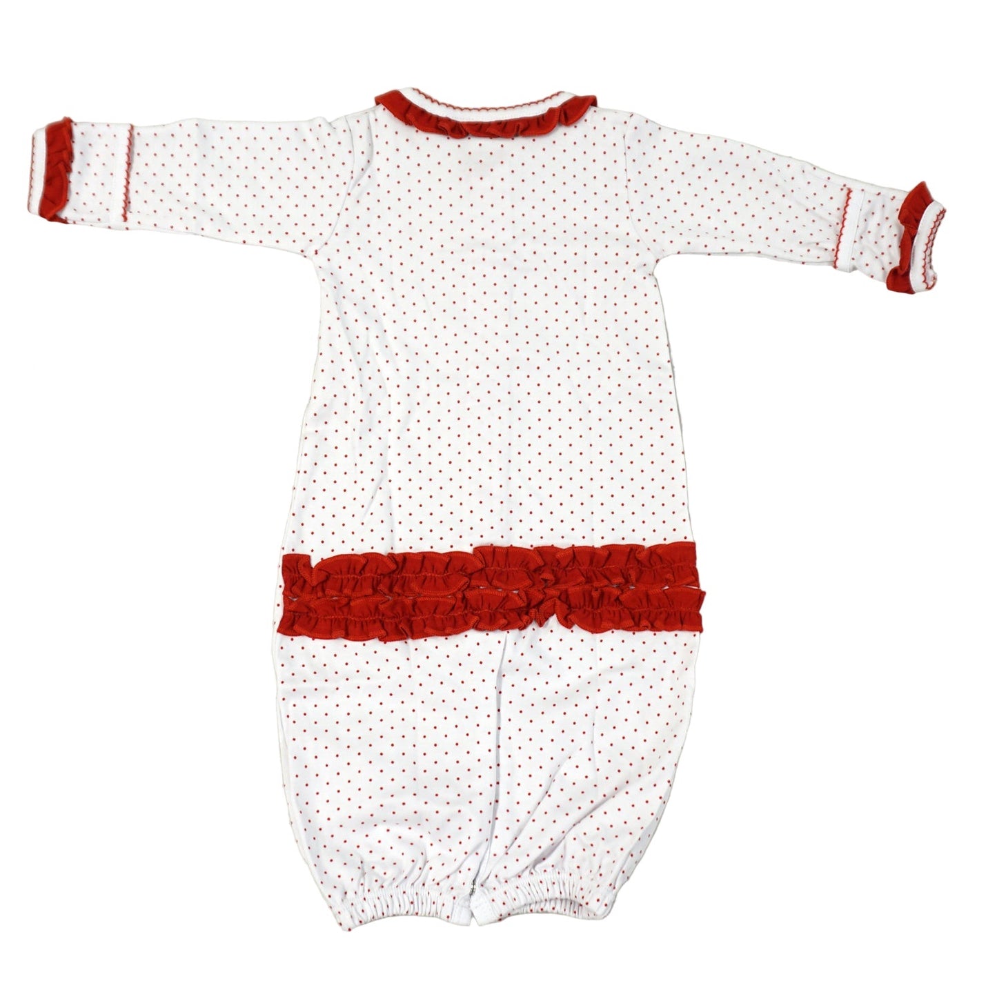 Magnolia Baby Chloe's Classics Red Scattered Ruffle Converter by Magnolia Baby