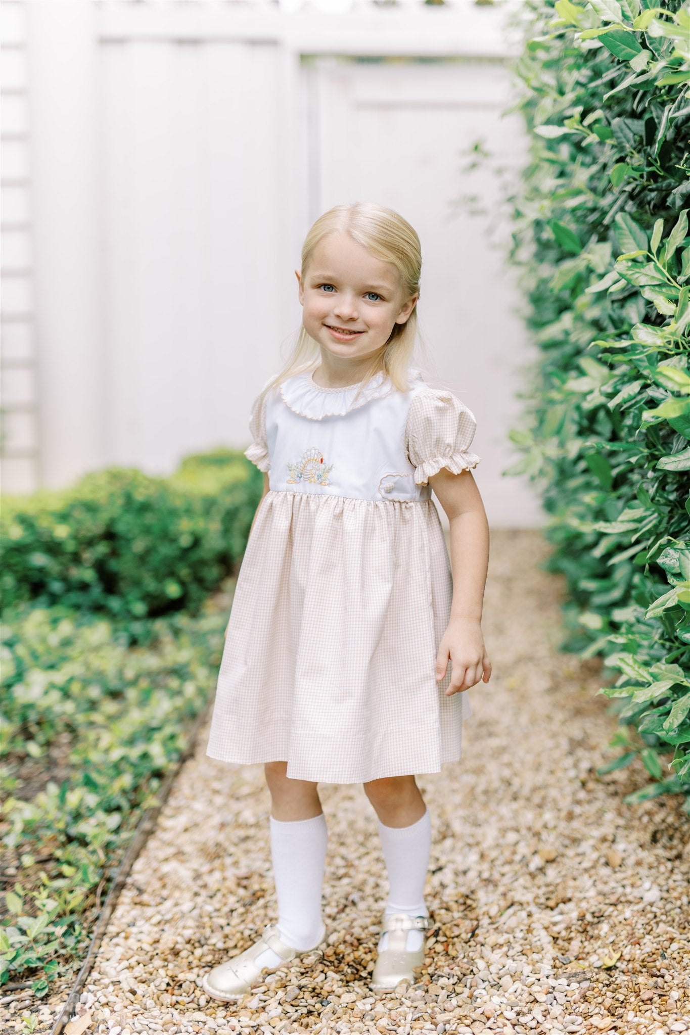 Proper Peony Girls Mayflower Thanksgiving Turkey Dress