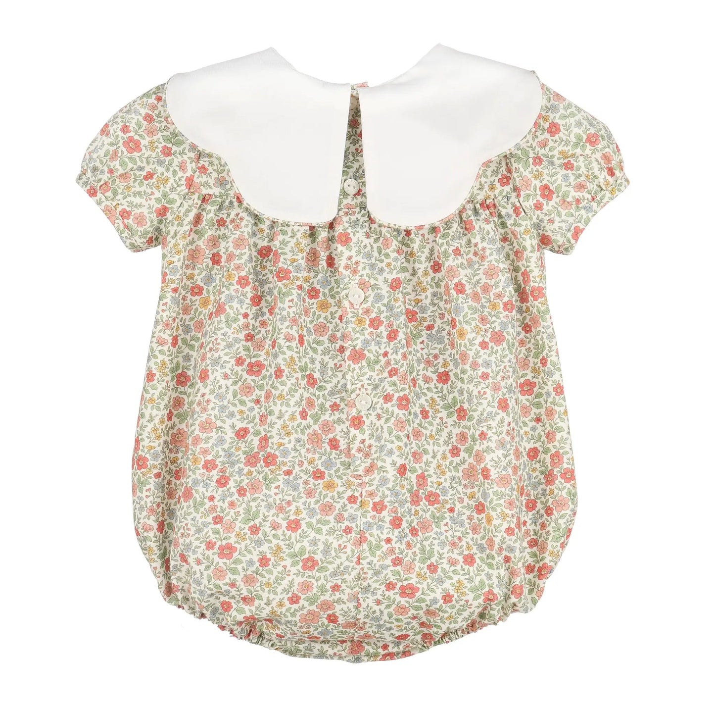 Sophie & Lucas Girls Orange Storybook Vintage Scallop Bubble