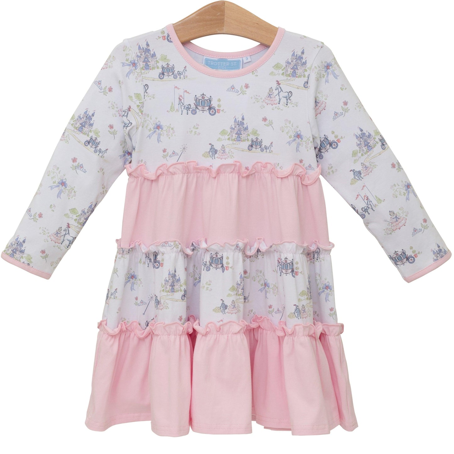 Trotter Street Kids Girls Pink Once Upon a Time Princess Twirl Dress