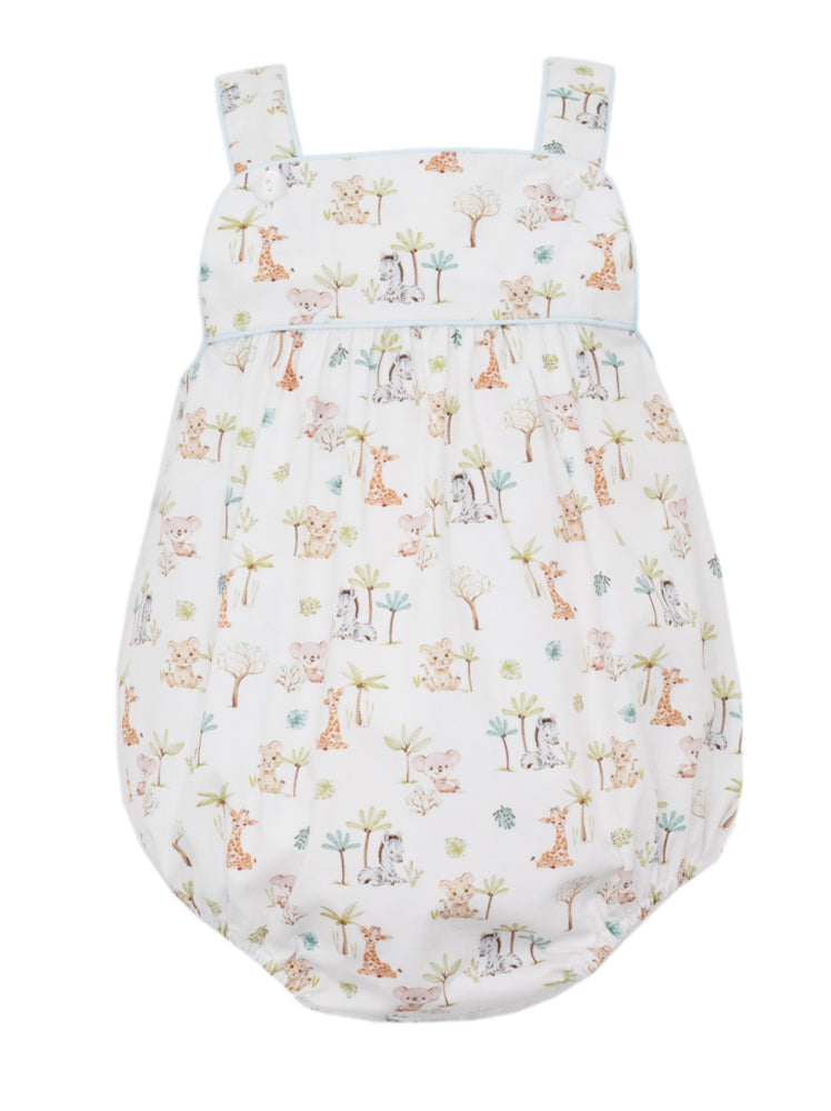 Petit Bebe Baby Boys Safari Animals Print Bubble