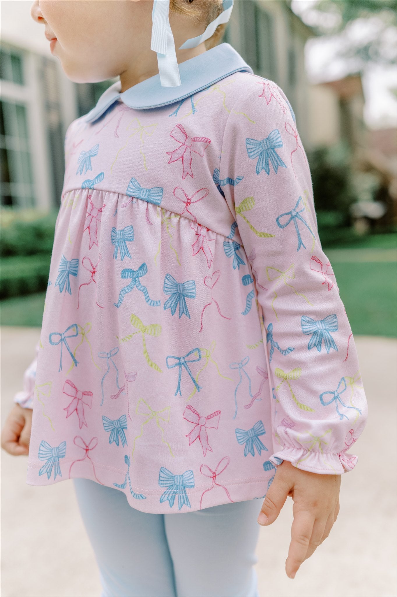 Pre-Order: Proper Peony Pima Girls Ribbon Party Tunic Set