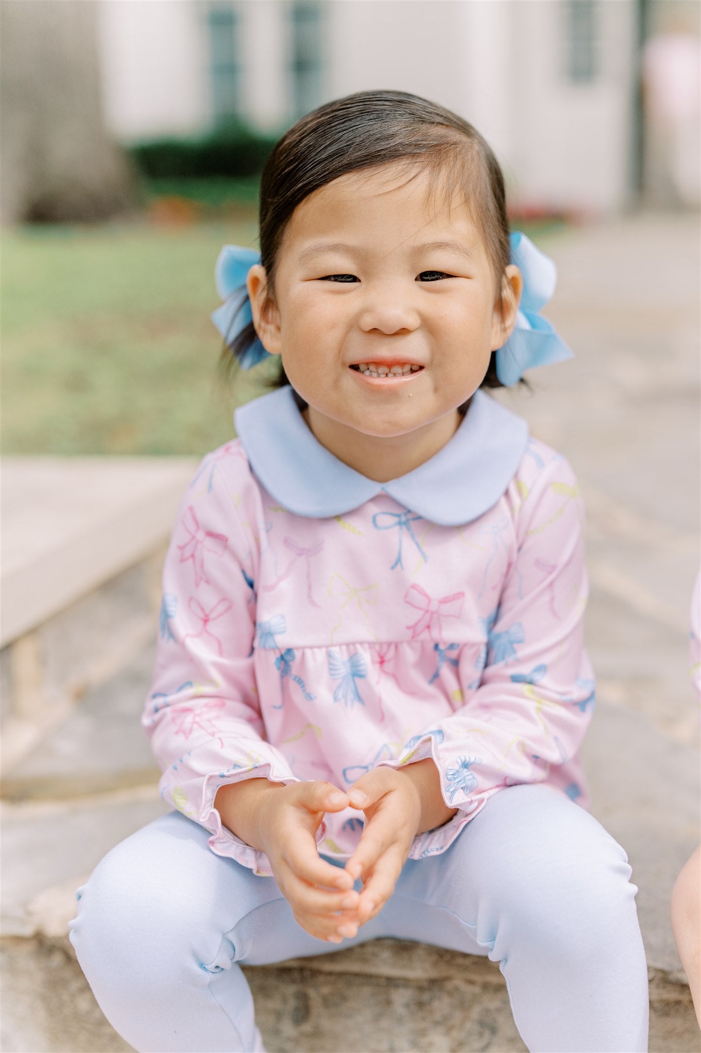 Pre-Order: Proper Peony Pima Girls Ribbon Party Tunic Set