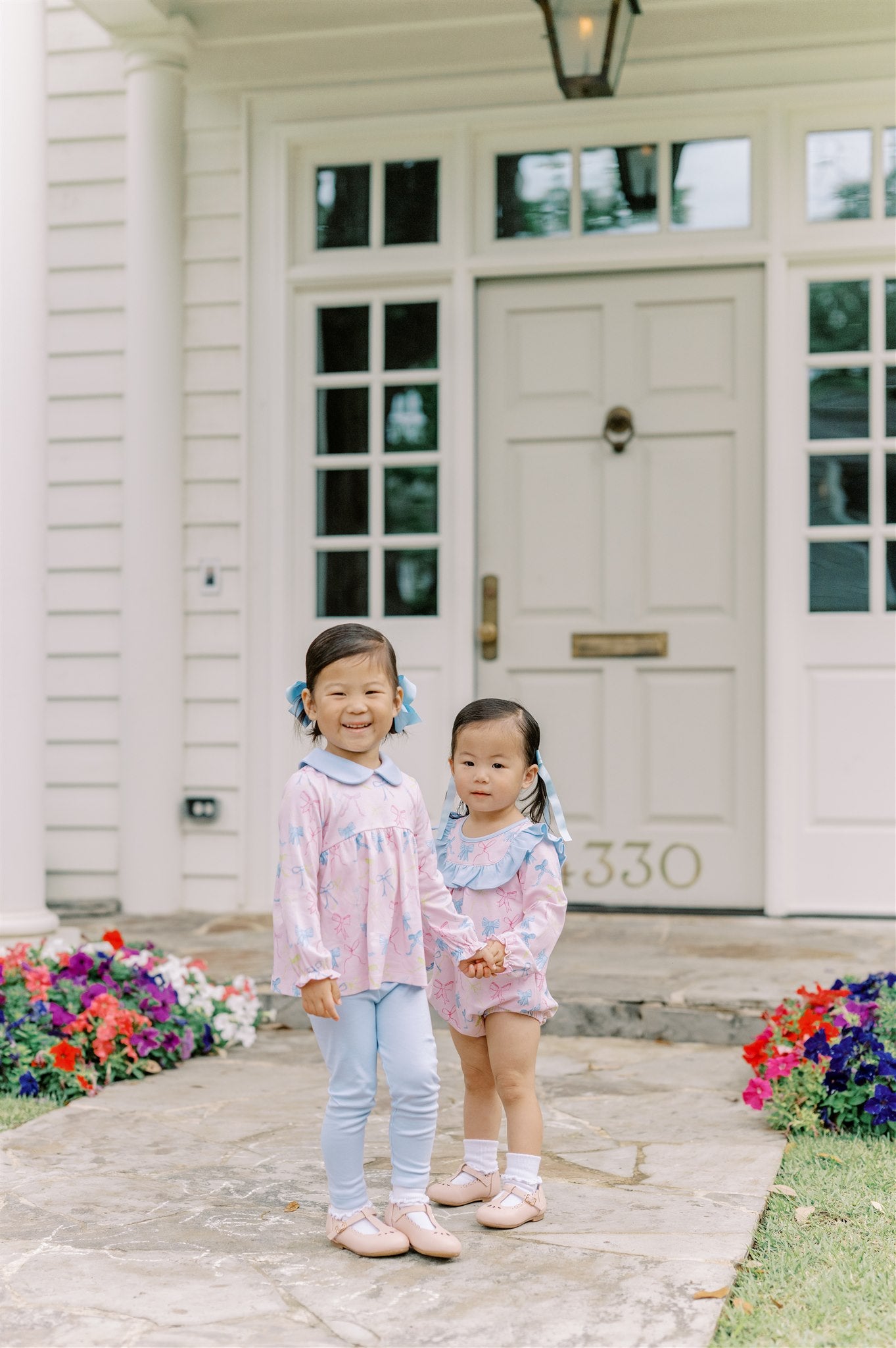 Proper Pima Baby Girls Pink Peony Ribbon Party Bubble