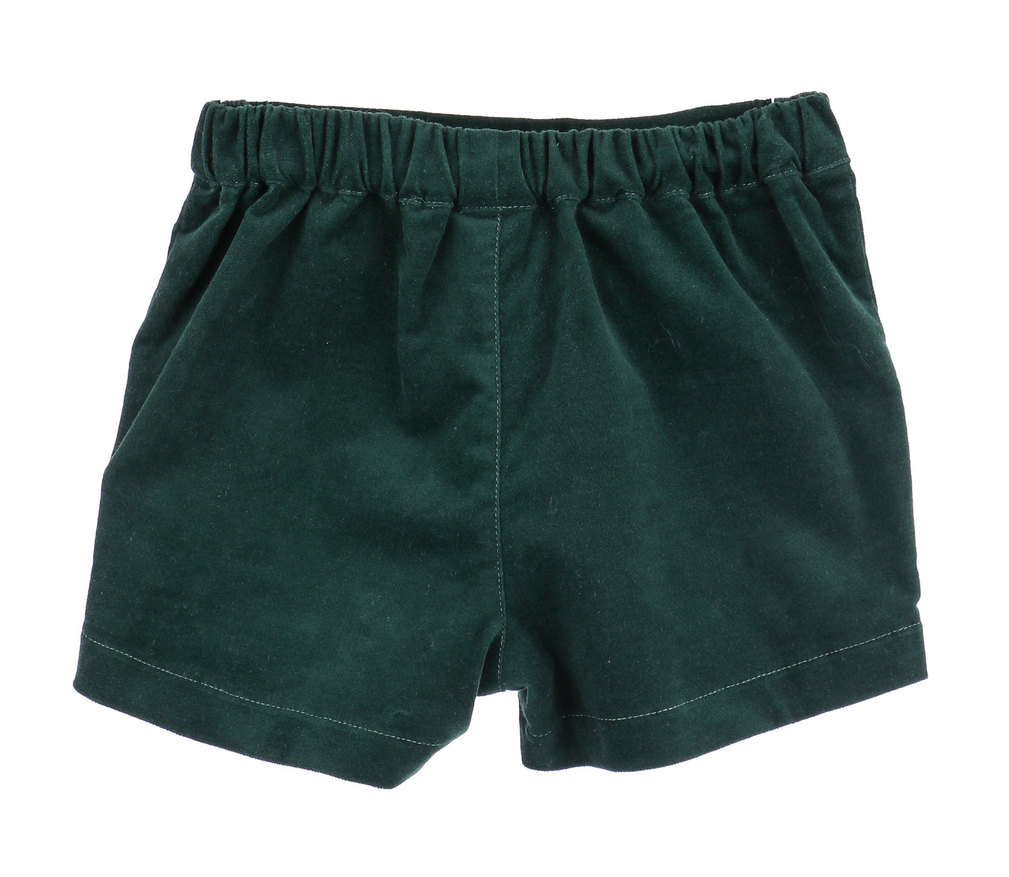 Sophie & Lucas Boys Dressy Green Velvet Shorts Set with Shirt by Sophie & Lucas