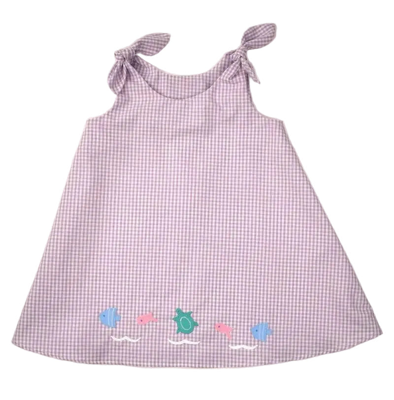 Funtastia Too Girls Lavender Tie Dress - Sea Life by Funtasia