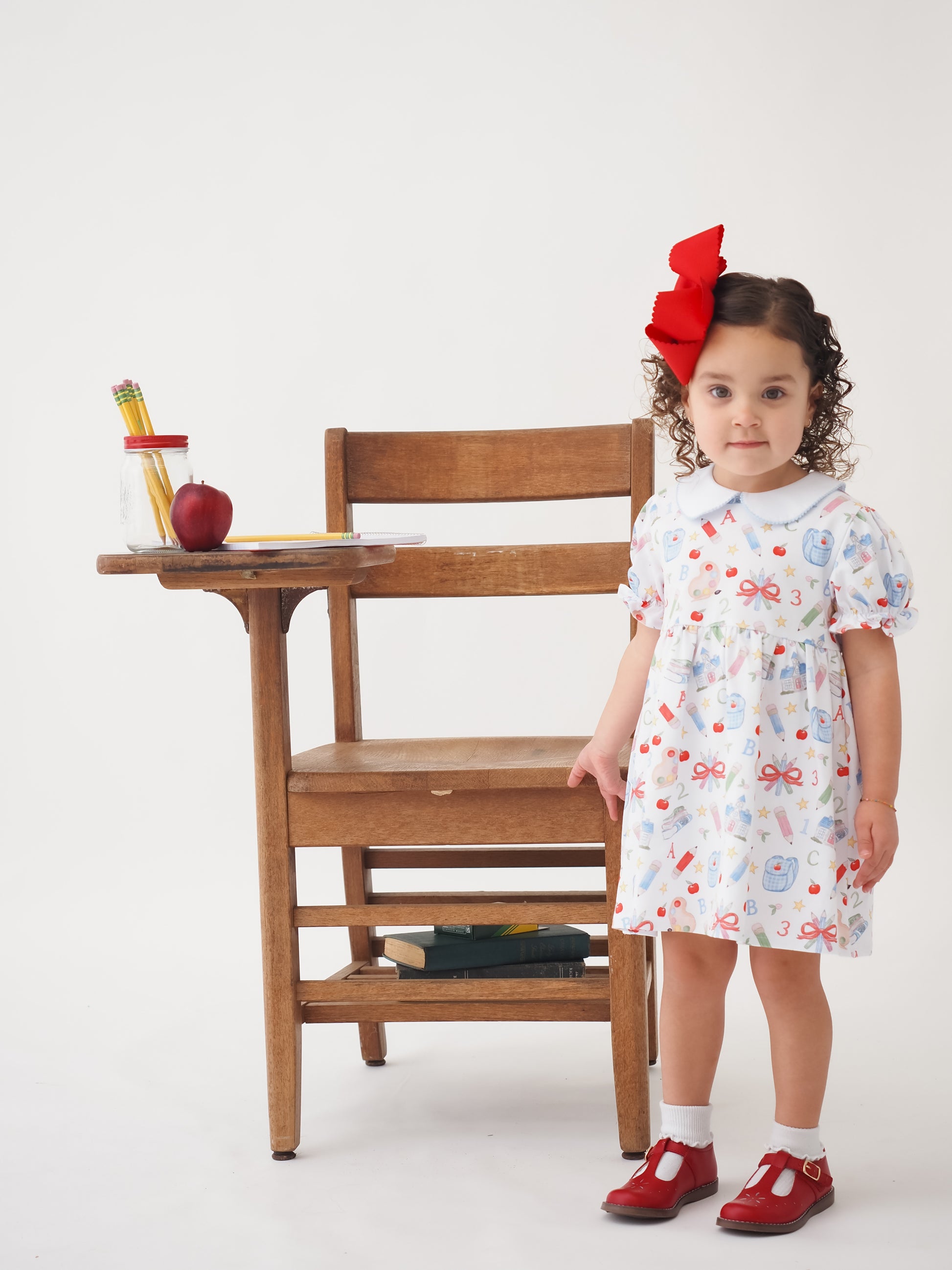 Cypress Row Girls Collins Classic Dress - School Supplies