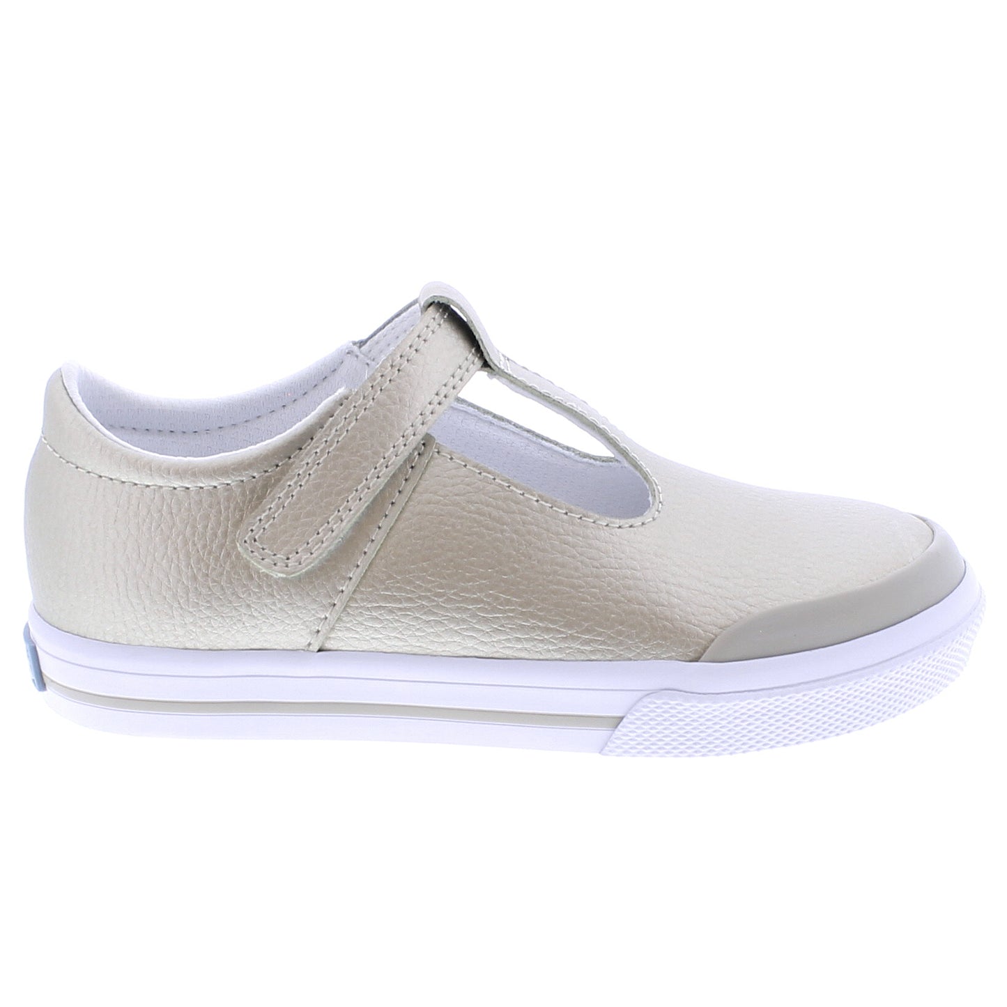 Footmates Girls Shoes - Drew Sneaker - Gold Leather
