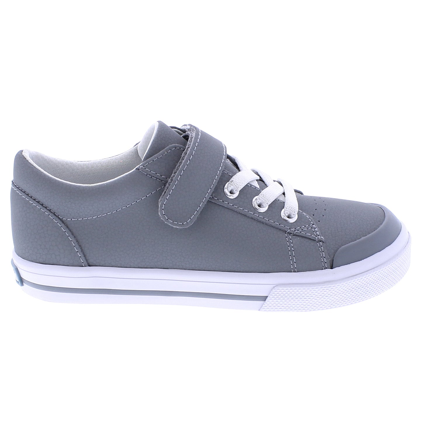 Footmates Boys Shoes - Reese Leather - Gray