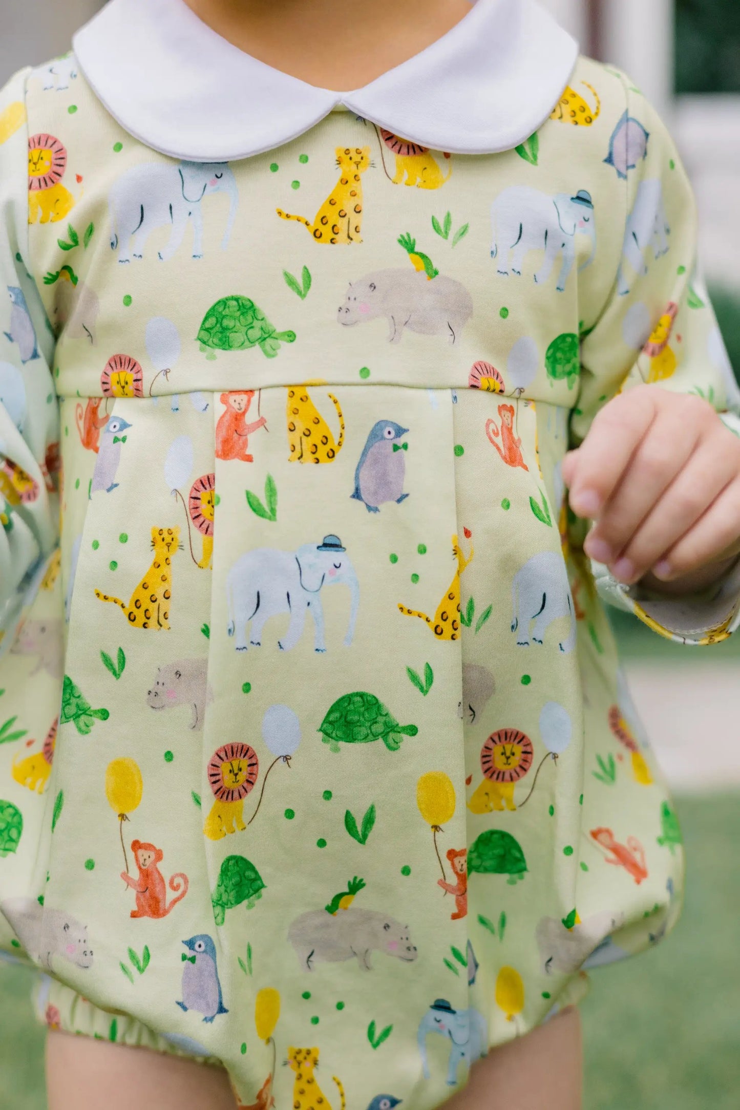 Proper Peony Boys Yellow Zoo Keeper Bubble