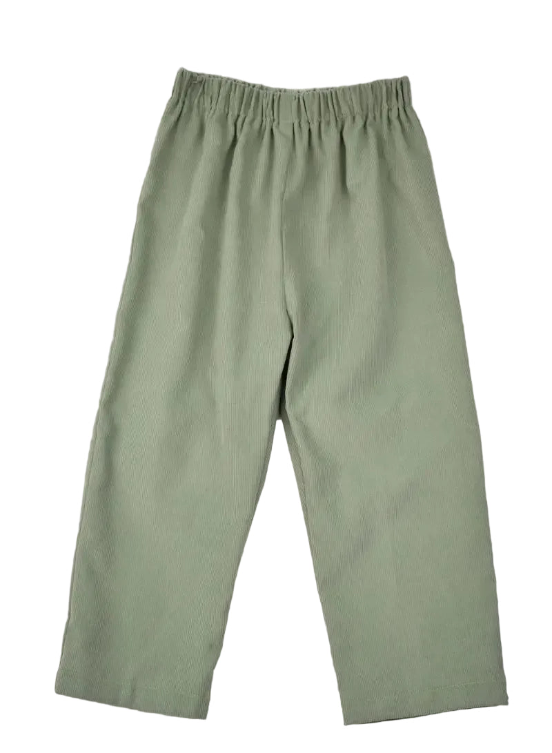 Funtasia Too Boys Pull On Pants - Sage Green Corduroy
