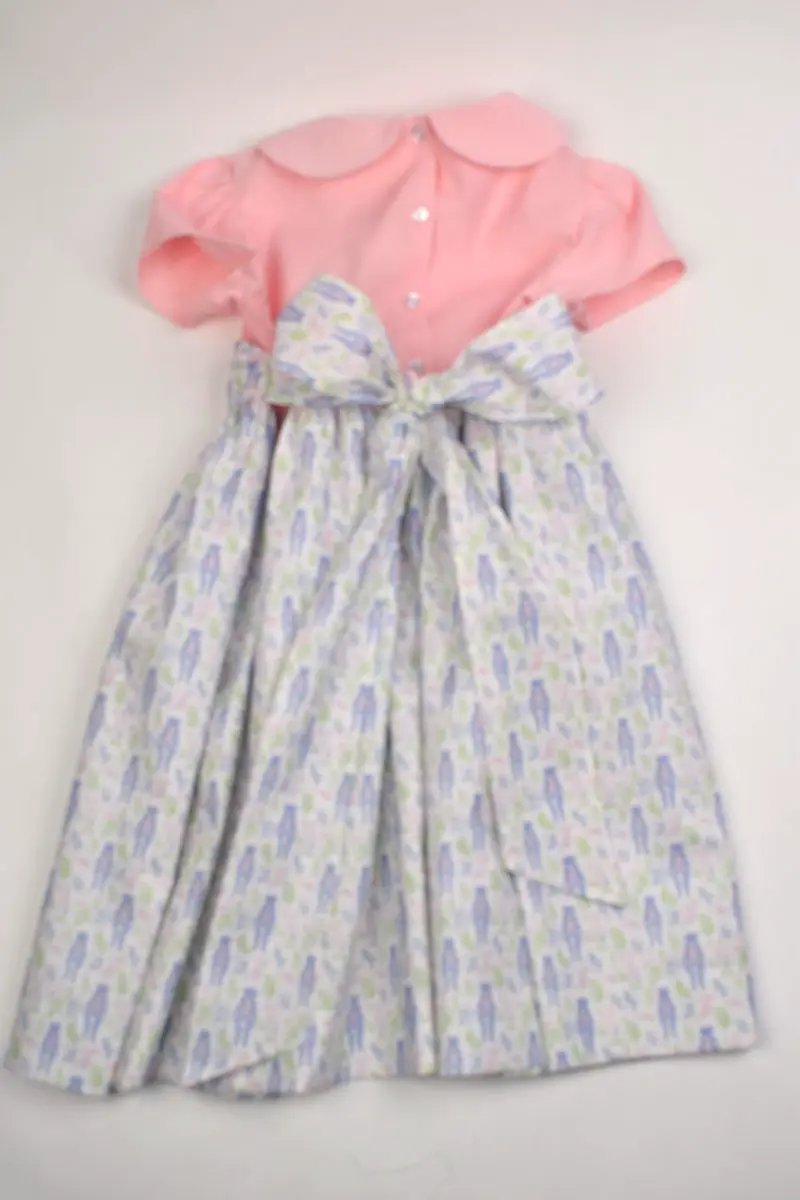Funtasia Too Girls Christmas Nutcracker Print Dress with Sash - Pink Bodice by Funtasia