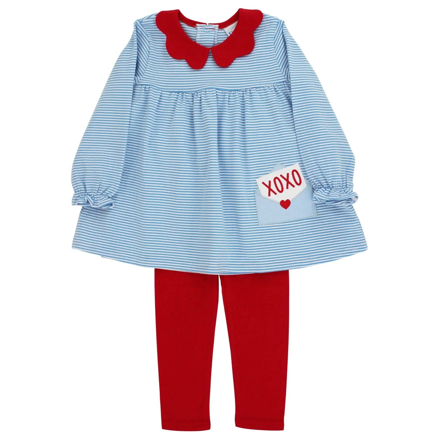 Bailey Boys Girls Love Letters Tunic Pant Set