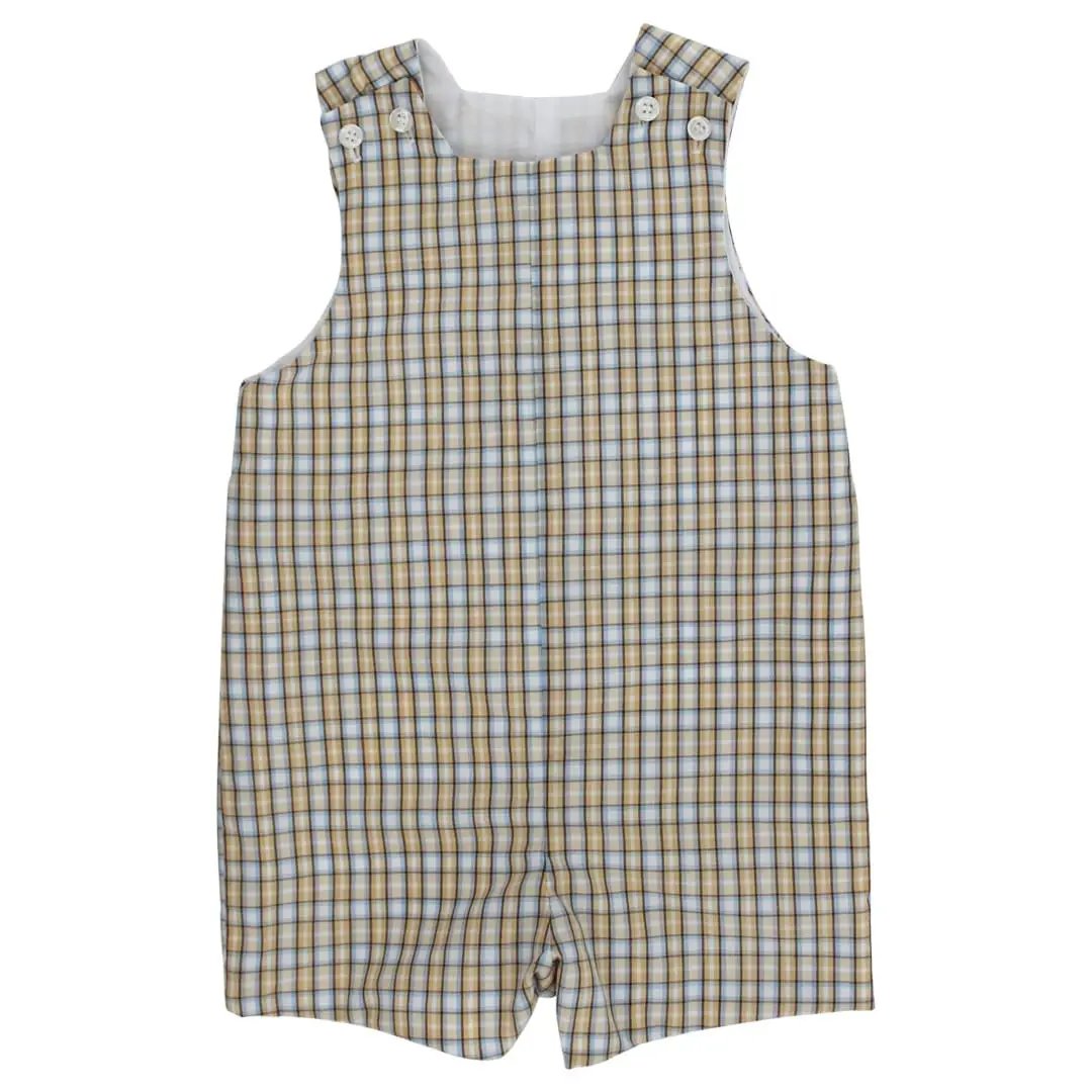 Bailey Boys Pecan Plaid Shortall by Bailey Boys