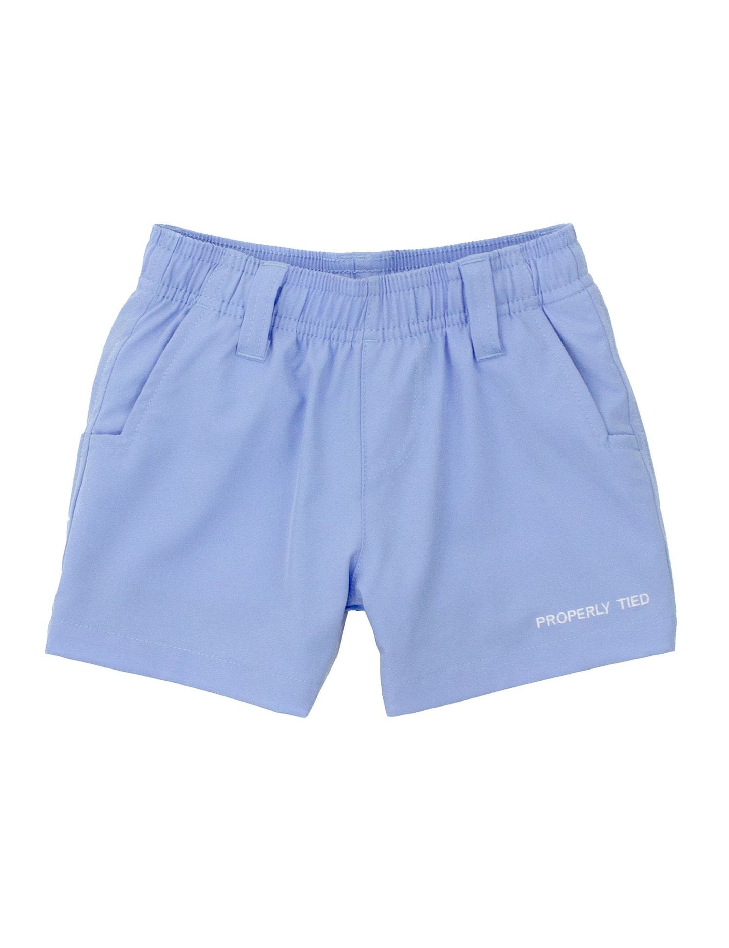 Properly Tied Boys Pintail Short - Sky Blue by Properly Tied
