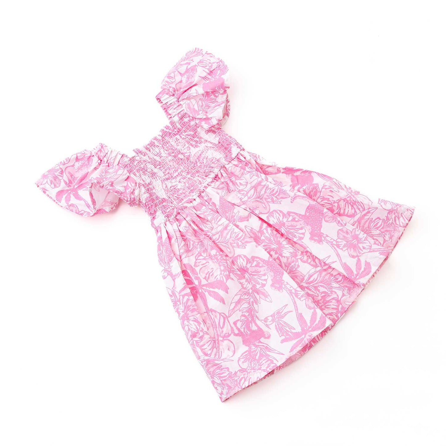 Shade Critters Girls Pink Paradise Smocked Sun Dress by Shade Critters
