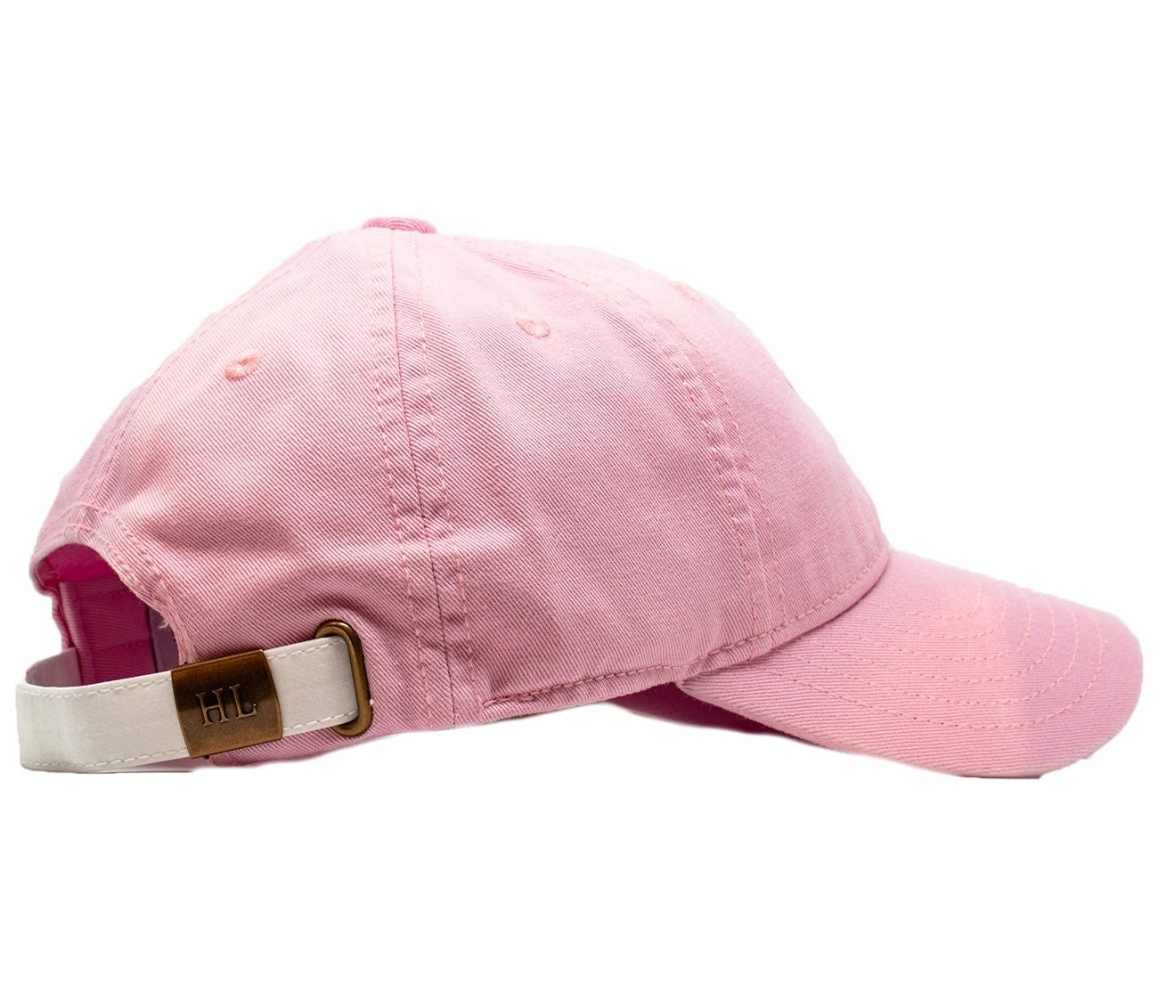 Harding Lane Kids Needlepoint Baseball Hat - Gingerbread Man on Light Pink