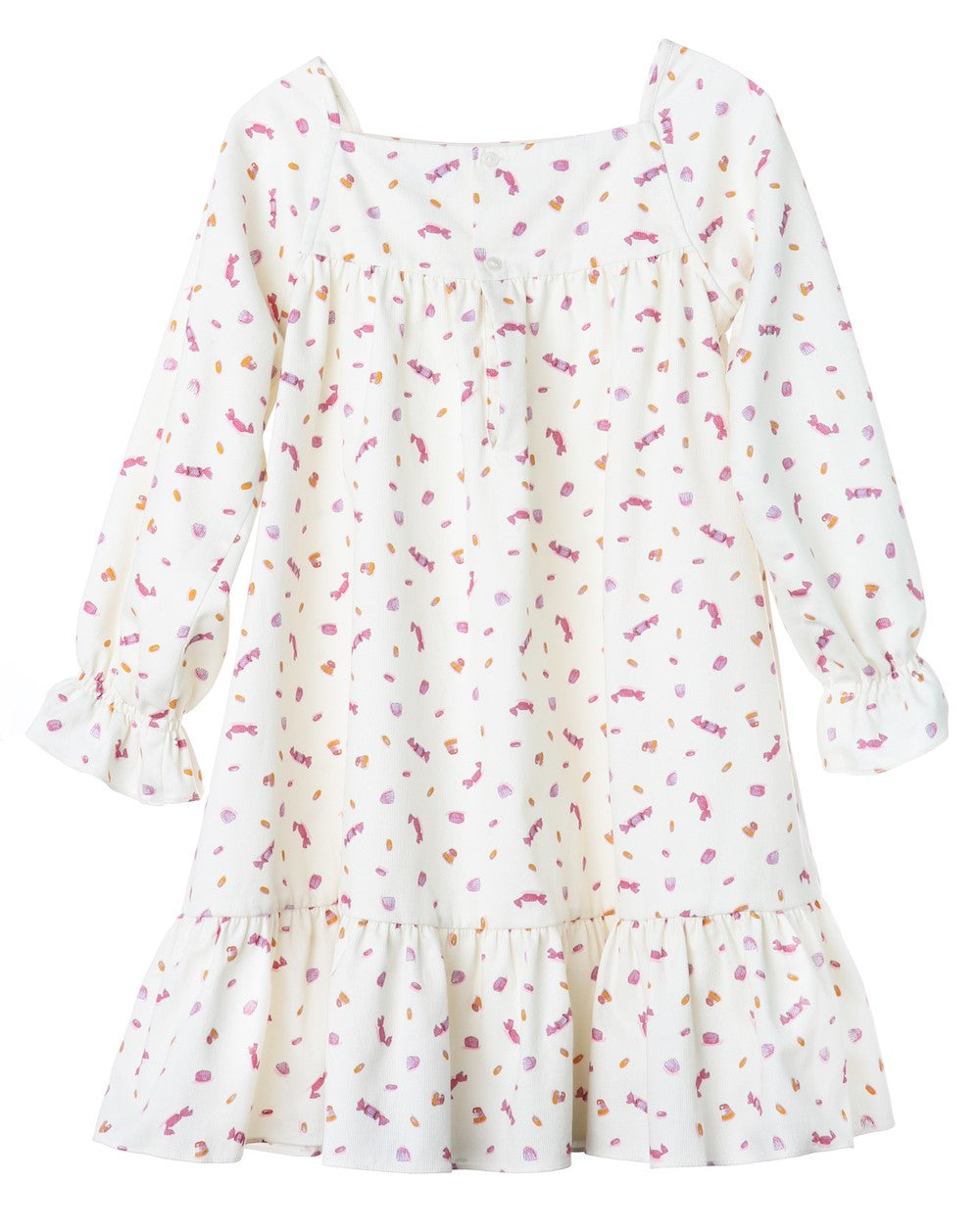 Luli & Me Gabby Girls Yummy Candy Print Cord Twirl Dress