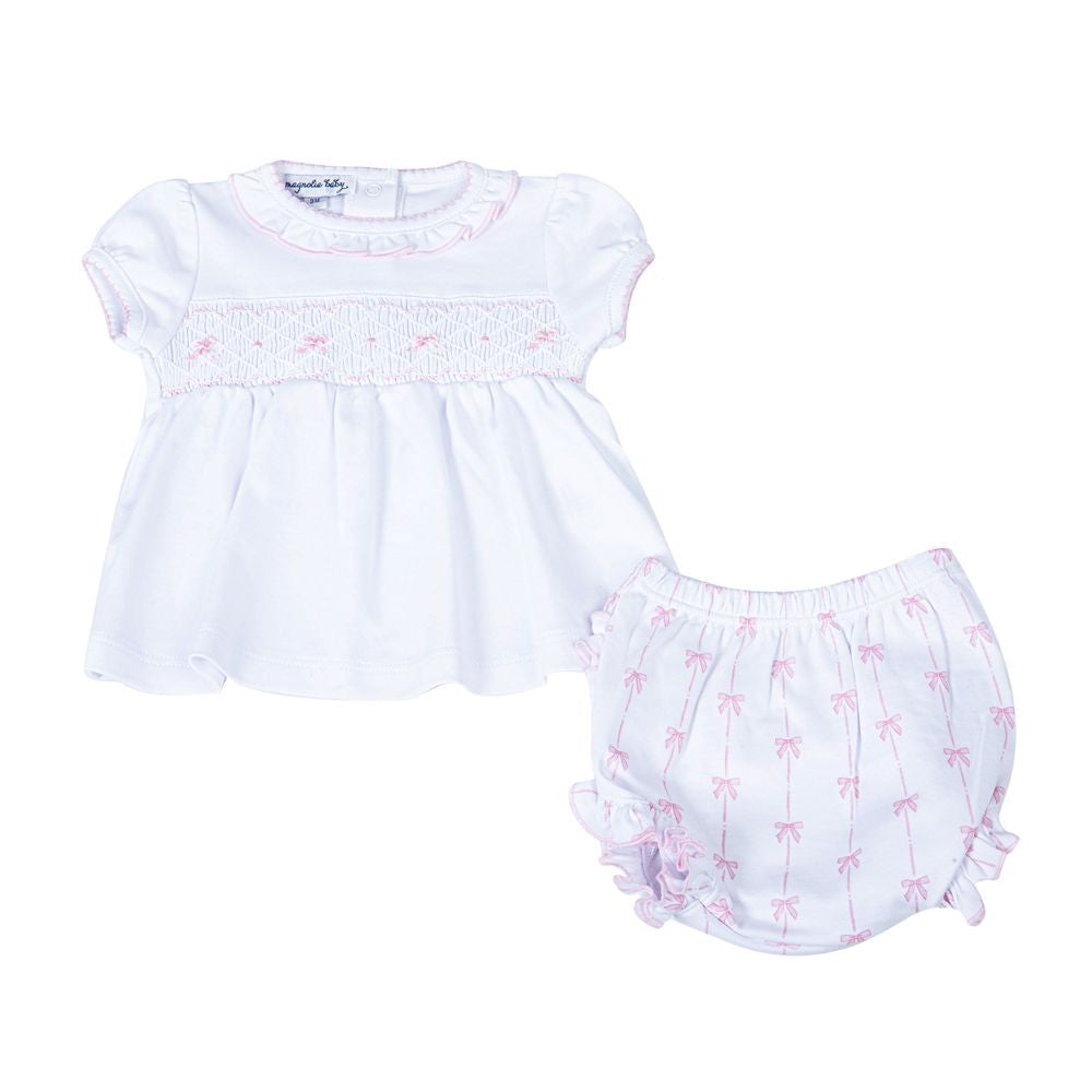 Magnolia Baby Amelia's Classics Smocked Ruffle Diaper Cover Set