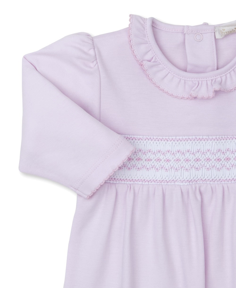 Kissy Kissy Baby Girls Hand Smocked Gown - Pink