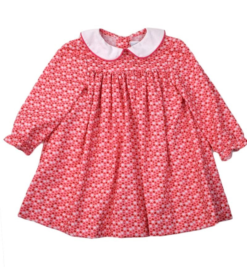 Funtasia Too Girls Red Valentines Hearts Print Dress