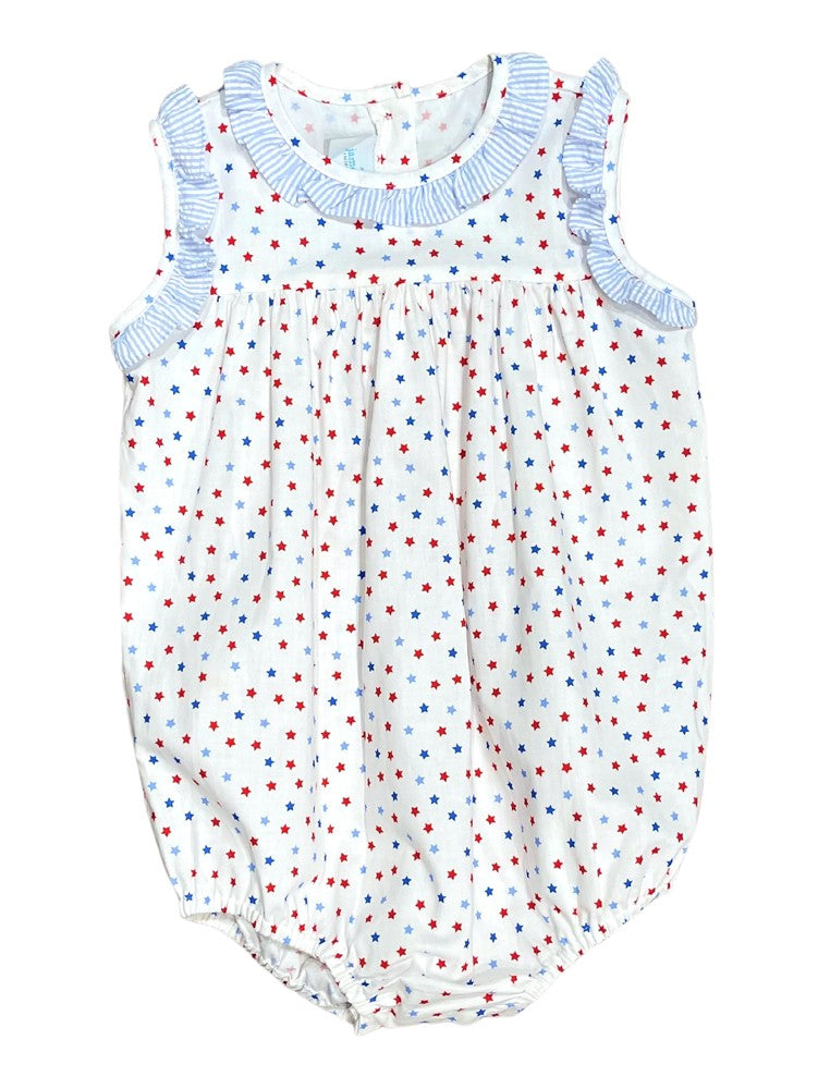 James & Lottie Baby Girls Rosie Bubble - Patriotic Stars by James & Lottie