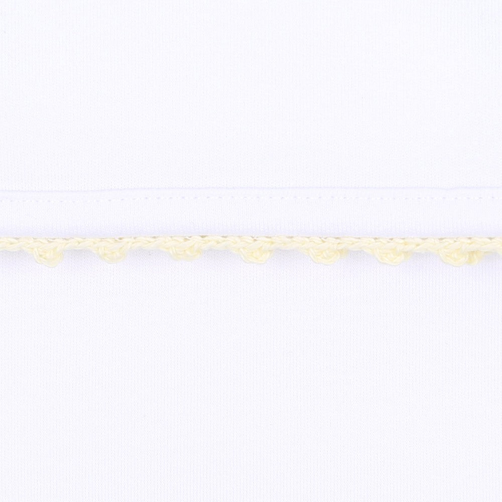 Magnolia Baby - Baby Joy Crochet Trim Converter Gown - Yellow by Magnolia Baby