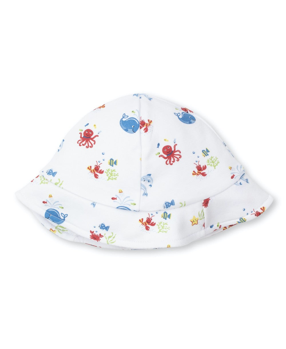 Kissy Kissy Baby Boys Sun Hat - Blue Ocean Outing